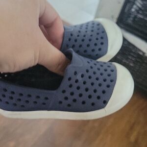 Kids Navy Slip-On Shoes